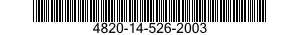 4820-14-526-2003 STEM,FLUID VALVE 4820145262003 145262003