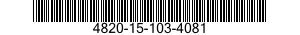 4820-15-103-4081 PLUG,MACHINE THREAD 4820151034081 151034081
