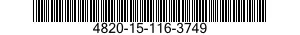 4820-15-116-3749 VALVOLA COMPLETA SP 4820151163749 151163749