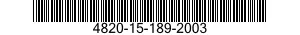 4820-15-189-2003 VALVE,FOOT 4820151892003 151892003