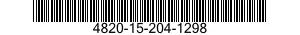 4820-15-204-1298 VALVE,VENT-CHECK 4820152041298 152041298