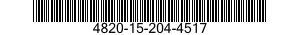 4820-15-204-4517 TAILPIECE,VALVE 4820152044517 152044517