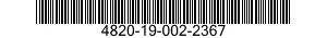 4820-19-002-2367 VALVE-HAND,BYPASS 4820190022367 190022367