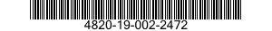 4820-19-002-2472 RETAINER,DISK,VALVE 4820190022472 190022472