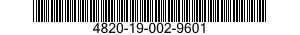 4820-19-002-9601 CAP,VALVE 4820190029601 190029601