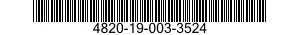 4820-19-003-3524 CAP,VALVE 4820190033524 190033524