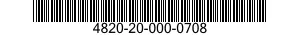 4820-20-000-0708 CAPS, BLEED VALVES 4820200000708 200000708
