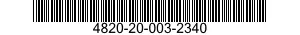 4820-20-003-2340 COCK,PLUG 4820200032340 200032340