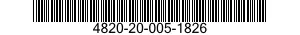 4820-20-005-1826 COUPLING,ACTUATOR-HANDWHEEL,VALVE 4820200051826 200051826