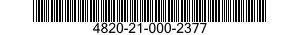 4820-21-000-2377 SEAL,ANTIPILFERAGE 4820210002377 210002377