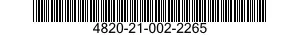 4820-21-002-2265  4820210022265 210022265