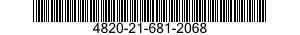 4820-21-681-2068  4820216812068 216812068