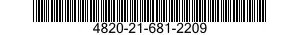 4820-21-681-2209  4820216812209 216812209