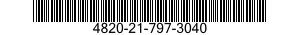 4820-21-797-3040 VALVE,GATE 4820217973040 217973040