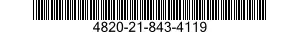 4820-21-843-4119 VALVE,RESTRICTOR CHECK 4820218434119 218434119