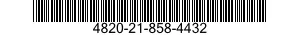 4820-21-858-4432 STEM,ADJUSTMENT 4820218584432 218584432