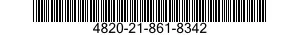 4820-21-861-8342 VALVE,ANGLE 4820218618342 218618342