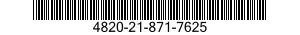 4820-21-871-7625 VALVE,SAFETY RELIEF 4820218717625 218717625