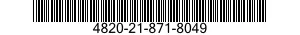 4820-21-871-8049 VALVE,REGULATING,FLUID PRESSURE 4820218718049 218718049