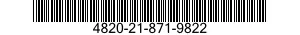 4820-21-871-9822 VALVE,REGULATING,FLUID PRESSURE 4820218719822 218719822