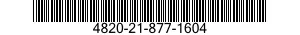 4820-21-877-1604 VALVE,GATE 4820218771604 218771604