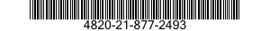 4820-21-877-2493 VALVE,POSITIVE CRANKCASE VENTILATION 4820218772493 218772493