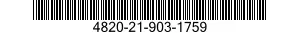 4820-21-903-1759 VALVE,CHECK 4820219031759 219031759