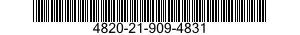4820-21-909-4831 VALVE,DIAPHRAGM,STOP 4820219094831 219094831