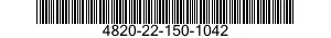 4820-22-150-1042 VALVE,REGULATING,FLUID PRESSURE 4820221501042 221501042