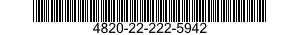 4820-22-222-5942  4820222225942 222225942
