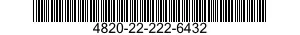 4820-22-222-6432  4820222226432 222226432