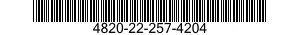 4820-22-257-4204  4820222574204 222574204