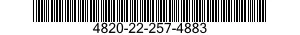 4820-22-257-4883 VALVE,CALIBRATED FLOW 4820222574883 222574883