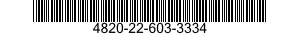 4820-22-603-3334 VALVE,BALLAST 4820226033334 226033334