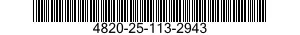 4820-25-113-2943 VALVE,GLOBE 4820251132943 251132943