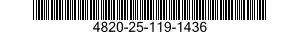 4820-25-119-1436 GAUGE OUTPUT 4820251191436 251191436