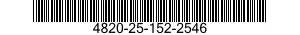 4820-25-152-2546 VALVE,GATE 4820251522546 251522546