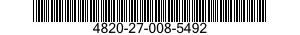 4820-27-008-5492 VALVE-HAND,BYPASS 4820270085492 270085492