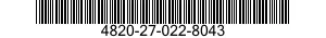 4820-27-022-8043 VALVE,GATE 4820270228043 270228043