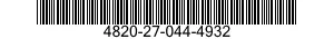 4820-27-044-4932 VALVE ASSEMBLY 4820270444932 270444932