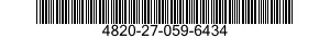 4820-27-059-6434 VALVE,GLOBE 4820270596434 270596434