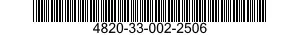 4820-33-002-2506 RING,VALVE PISTON 4820330022506 330022506