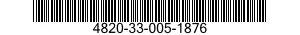 4820-33-005-1876 VALVE,CHECK 4820330051876 330051876