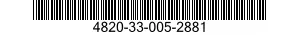 4820-33-005-2881 FUSE,HYDRAULIC SYSTEM 4820330052881 330052881