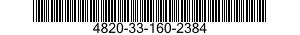 4820-33-160-2384 VALVULA,PISTON 4820331602384 331602384
