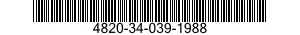 4820-34-039-1988 VALVE,REGULATING,FLUID PRESSURE 4820340391988 340391988