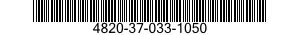4820-37-033-1050 VALVE 4820370331050 370331050