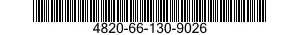4820-66-130-9026 VALVE,GATE 4820661309026 661309026