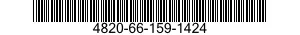 4820-66-159-1424 VALVE ASSEMBLY 4820661591424 661591424