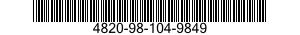 4820-98-104-9849 SEAT,VALVE 4820981049849 981049849